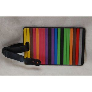 Fashion Silicone Rainbow Luggage Tag